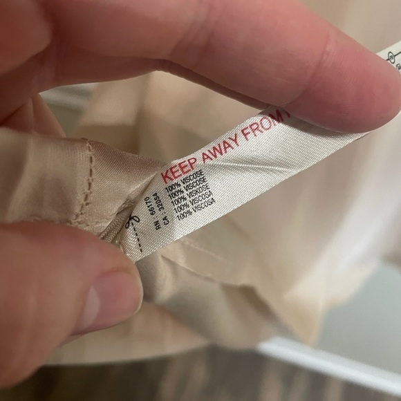 By Anthropologie Colorblock Satin Slip Dress NWT - Picture 12 of 12